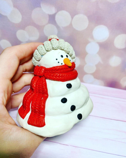 Силиконовая форма Снеговик