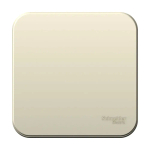 BLANCA О/У 1-клавишный ВЫКЛЮЧАТЕЛЬ (сх.1), 6А, 250В, МОЛОЧНЫЙ