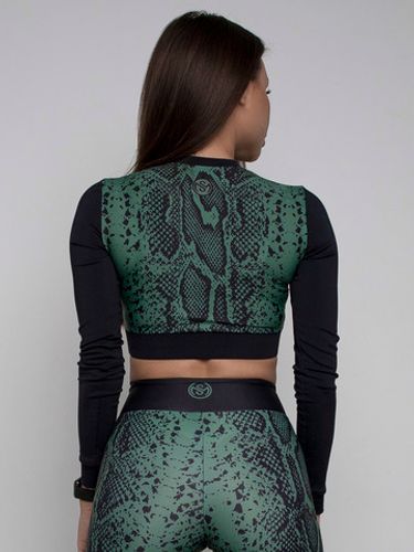 Short Rashguard Green Snake