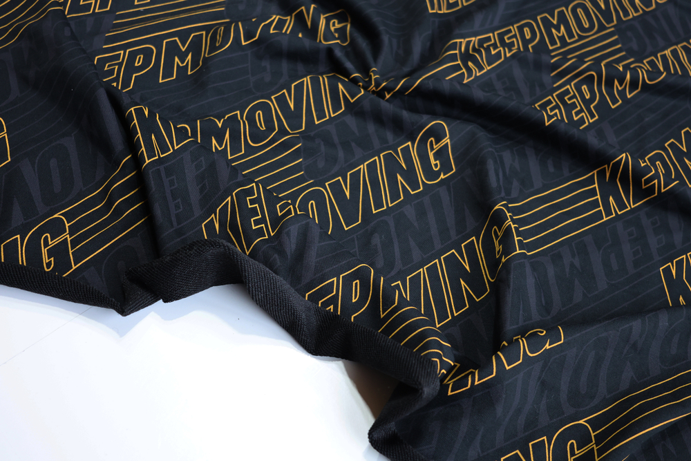 KEEP MOVING - Футер 3х-нитка ПЕТЛЯ, компакт пенье (1420 Маша)