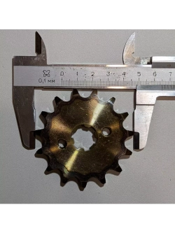 - t Звезда ведущая 428-15 (17 мм, сталь, закаленные зубья)