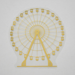Изображение термотрансферное "Колесо обозрения" для создания альбома по курсу "Город детства" Дарьи Галкиной