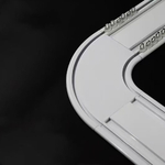 Ультратонкий алюминиевый карниз для штор, потолочный