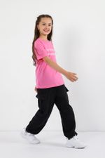 Фуфайка (футболка) для девочки Кэш-1 Виотекс РОЗОВЫЙ