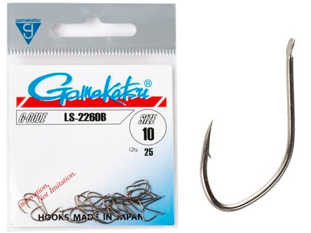 Крючки Gamakatsu LS-2260B HOOKS BRONZE разм. 10 25шт.