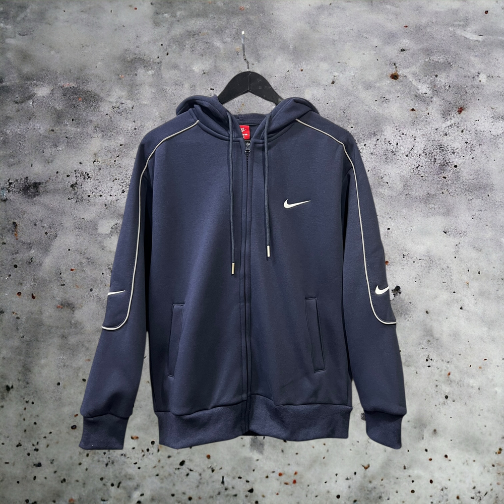 Худи Zip Nike #7 • Темно-синий