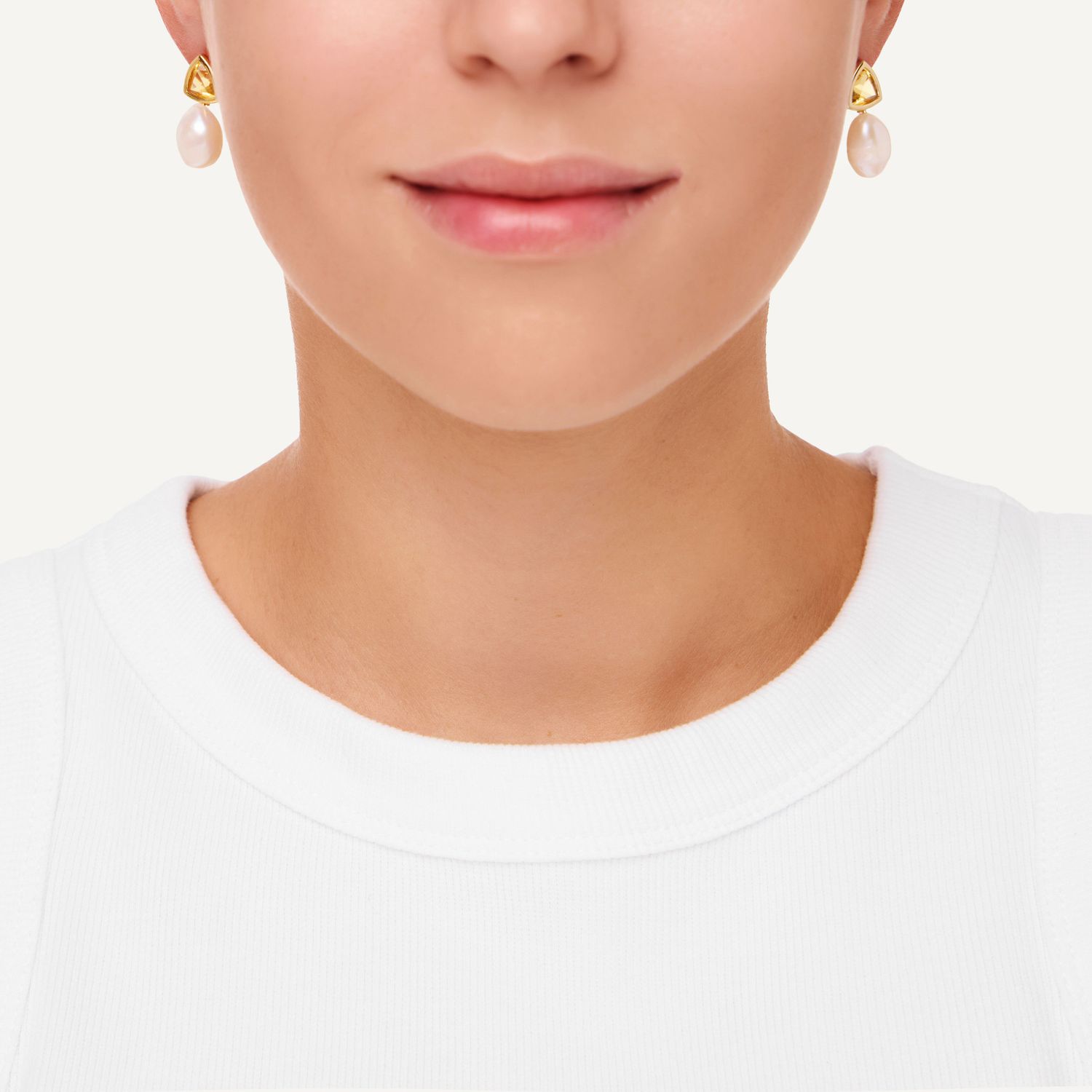 Серьги Pearl Abstraction Earrings