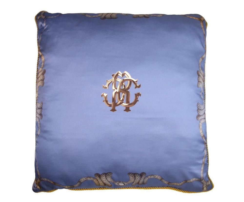 Подушка декоративная 40х40 Roberto Cavalli Firenze Light Blu