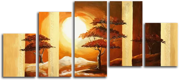 Модульная картина "Полуденный зной"