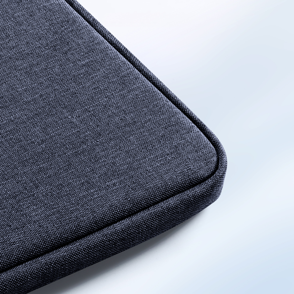 Легкая горизонтальная сумка чехол темно-синего цвета (Navy Blue) для ноутбука или планшета размером от 15.5 до 16 дюймов, серия LBDB Series