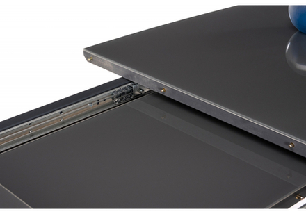 Стол стеклянный Woodville Теон дуб антор натуральный, графит