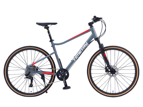 Велосипед 28" TIMETRY TT123 9ск. 700c Серый