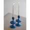 Подсвечник vivlend, 20 см, синий