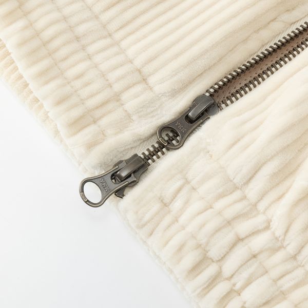 Олимпийка велюровая Stripe track белая - фото 11