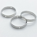 Коннектор-рамка, цвет серебро, размер 17*3 мм, цена за 1 шт