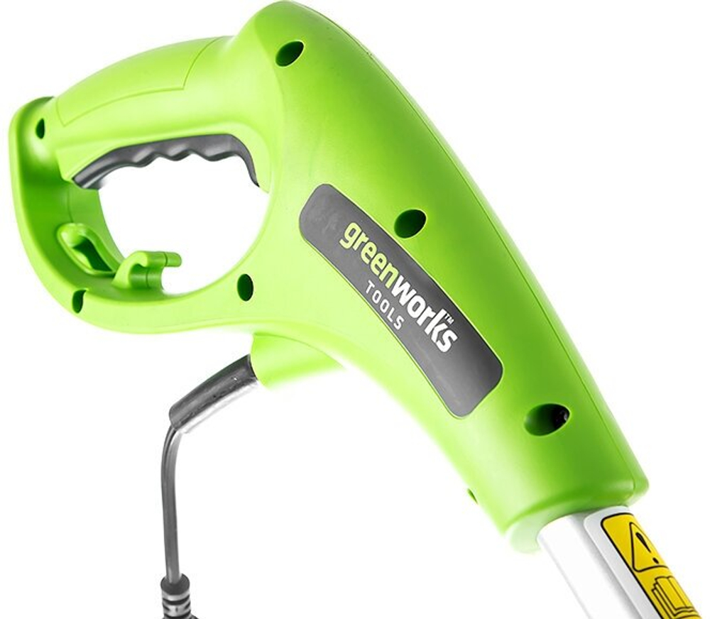 Триммер электро Greenworks 21217 нижний двигатель 500Вт леска 1.6мм 33см 21217