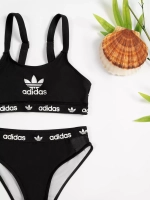 Купальник раздельный спортивный с топом Adidas
