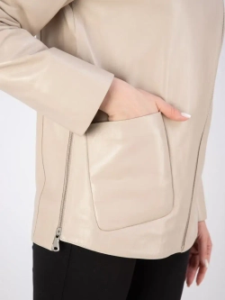 Кожаная куртка демисезонная косуха