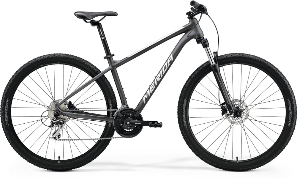 Велосипед '22 Merida Big.Nine 20-3x Рама:XL(20") MattDarkSilver/Silver