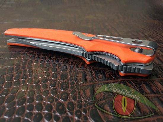 Складной нож Reptilian Рефлекс-2 c клинком из стали 9Cr18MoV, рукоять G10