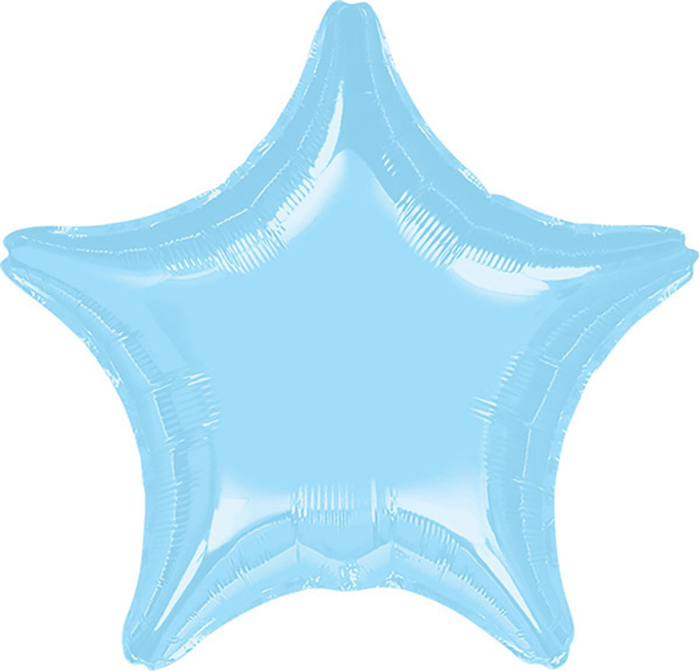 Воздушный шар Звезда (Голубая)