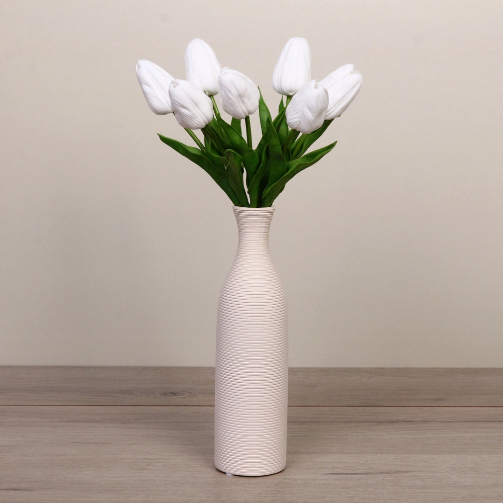 Цветы искусственные «Natur» 38см Тюльпаны 7шт белые