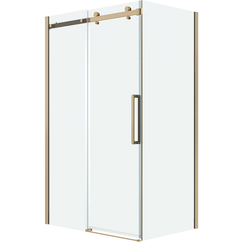 Душевая стенка Grossman Classic 90 200.K33.04.90.32.00 профиль Золото сатин стекло прозрачное