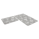 Набор ковриков д/ванной Shahintex Vintage  60*100+60*50 серый (02)