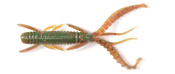 Виброхвосты съедобные LJ Pro Series HOGY SHRIMP 2,2in (5,6 см), цв. 085, 10 шт.