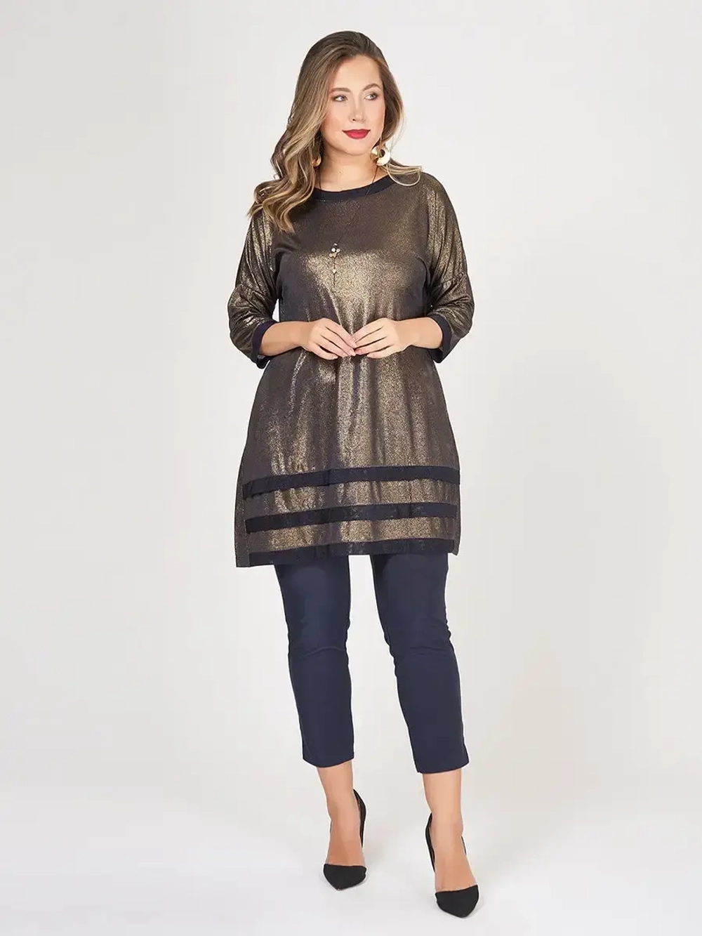 Туника блестящая