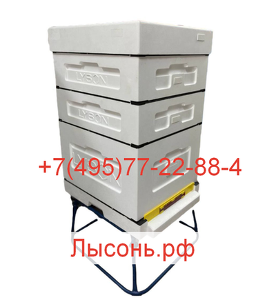 Улей 10 рамочный ППС +2 магазина без покраски (Лысонь Вологда) комплект