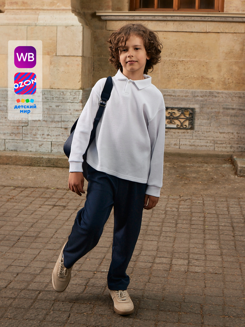 Поло оверсайз Mjölk White