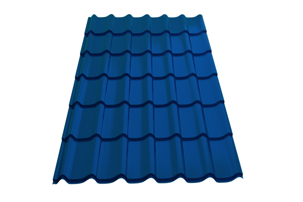 Профиль металлический типа "Монтеррей"-21 RAL 8017 0,5 Texture*1190*