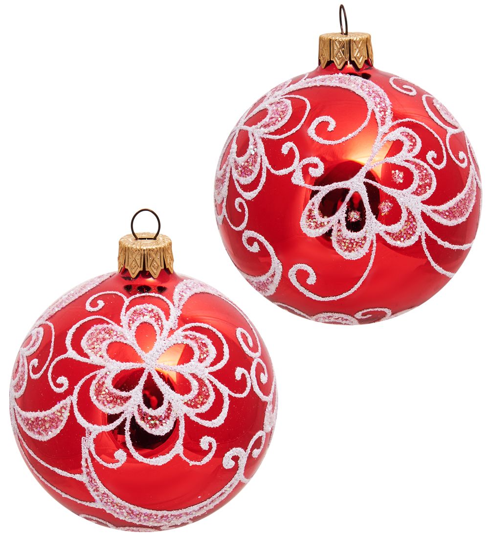 Элита НФШ-1376/1 Набор ел.украшений Шар 2шт «Новогодняя фантазия» 80 мм