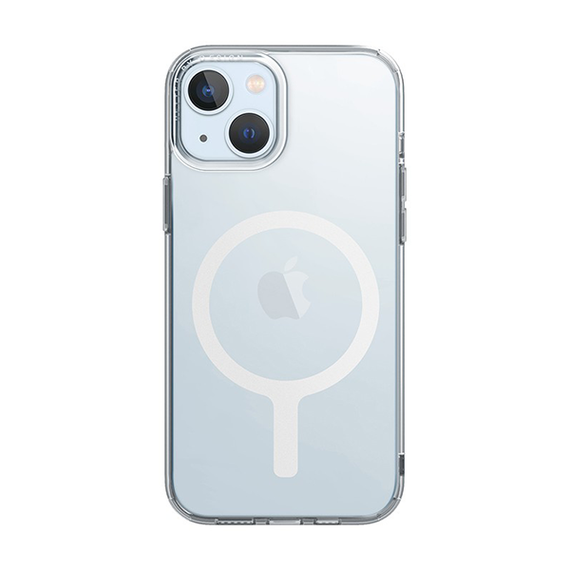 Чехол UNIQ Hybrid Lifepro Xtreme AF MagSafe для iPhone 15 Plus 6.7&quot; прозрачный лед (Frost Clear) (IP6.7(2023)-LXAFMCLR)