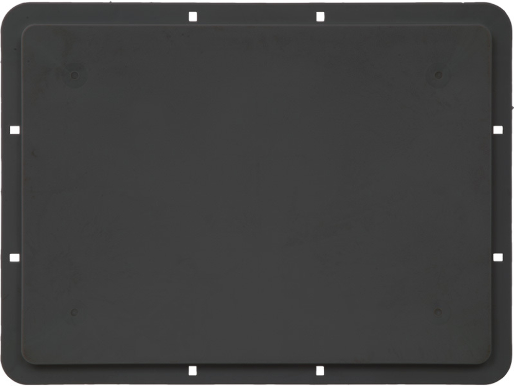 Ящик сплошной 400×300×220 мм, объем 21 л., арт.: ЕС 4322.1 R, чёрный, код: 24829