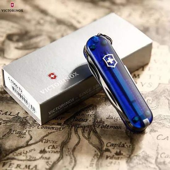Нож Victorinox Мод. Manager Blue Trans (58 мм) 10 функций