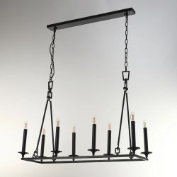 Citilux Маркиз CL471245 Люстра замковая подвесная Чёрная