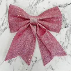 Бант Марго 30x34 см., 1 шт., розовый, Christmas DeLuxe (86838)