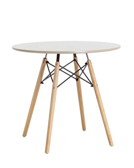 Стол DSW D80 бежевый Stool Group