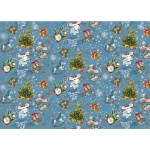 Бумага упаковочная 50х70 см «Волшебное время» (1 лист)