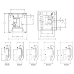 Транцевый лифт с электрогидравлическим приводом, вылет 6 дюймов (10263103)