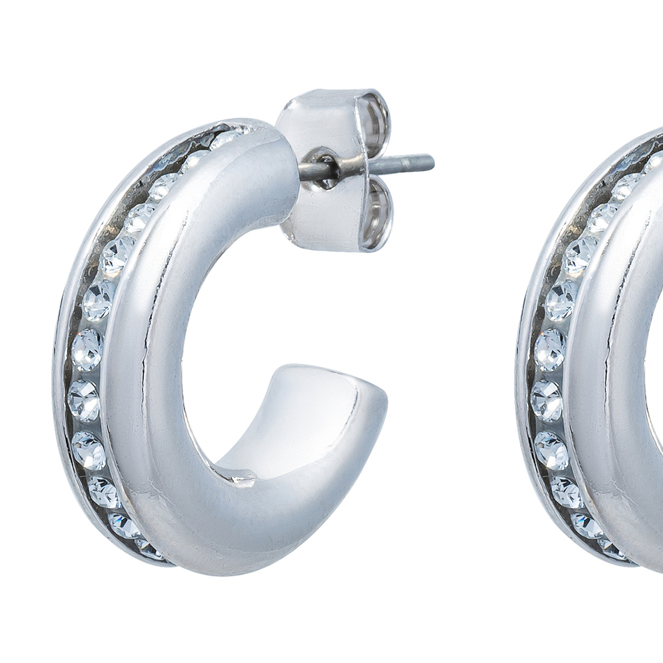 Серьги Fiore Luna Crystal A2409SW-E02.1 BW/S