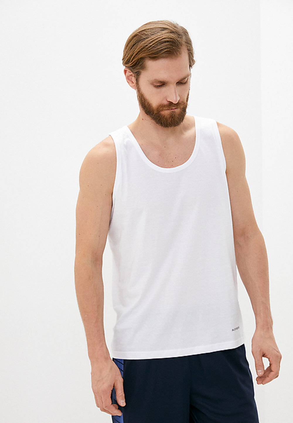Майка мужская Loose Fit. Комплект из 2-х штук белый
