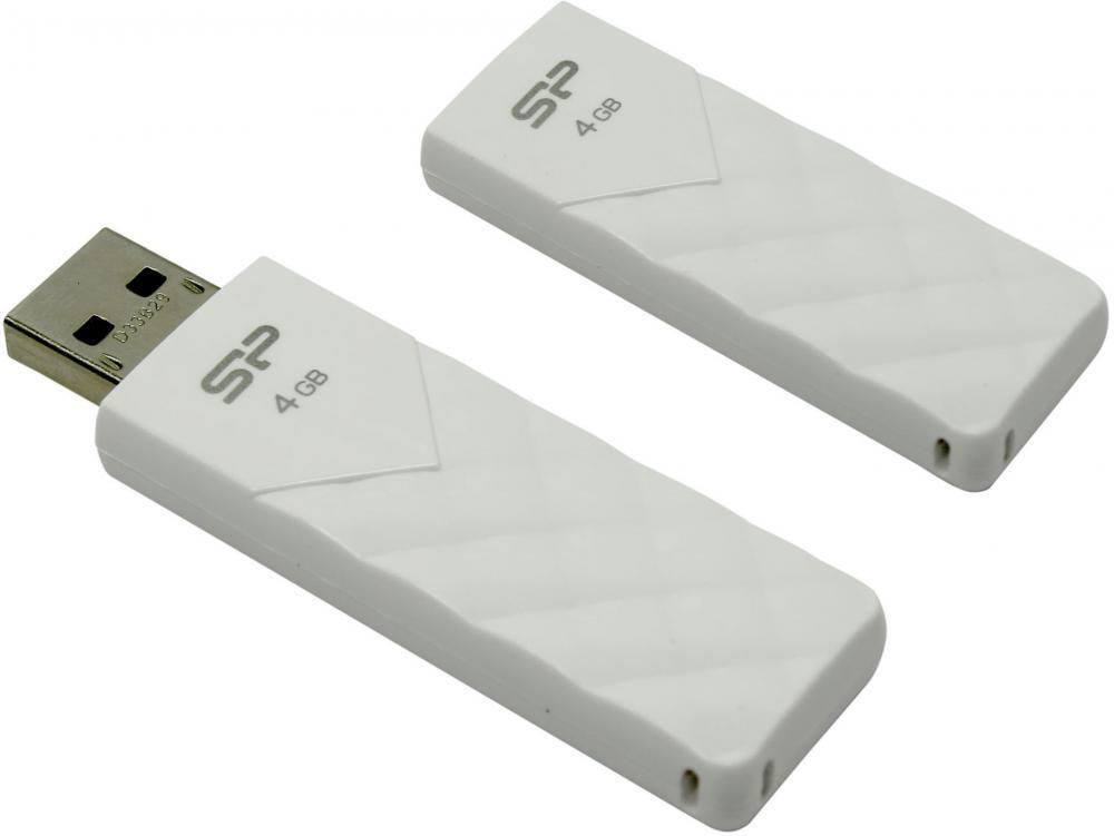 USB Флешка 16GB Silicon Power Ultima U03, USB 2.0, белая