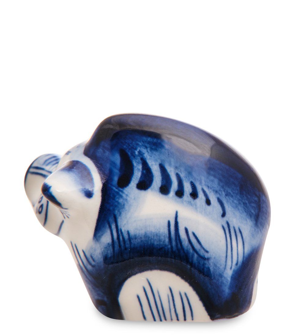 ГЛ- 758 Фигурка «Кабан» (Гжельский фарфор)