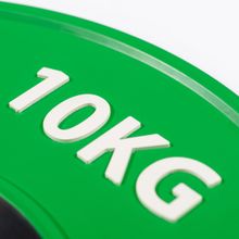 Диск профессиональный обрезиненный (цветной) D51 мм PROFI-FIT 10 кг