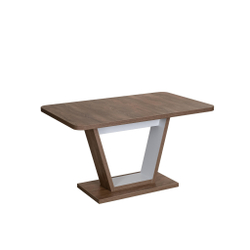 Стол обеденный VOX раздвижной ЛДСП, 132-172x85x75,5 см, Дуб артисан/Графит