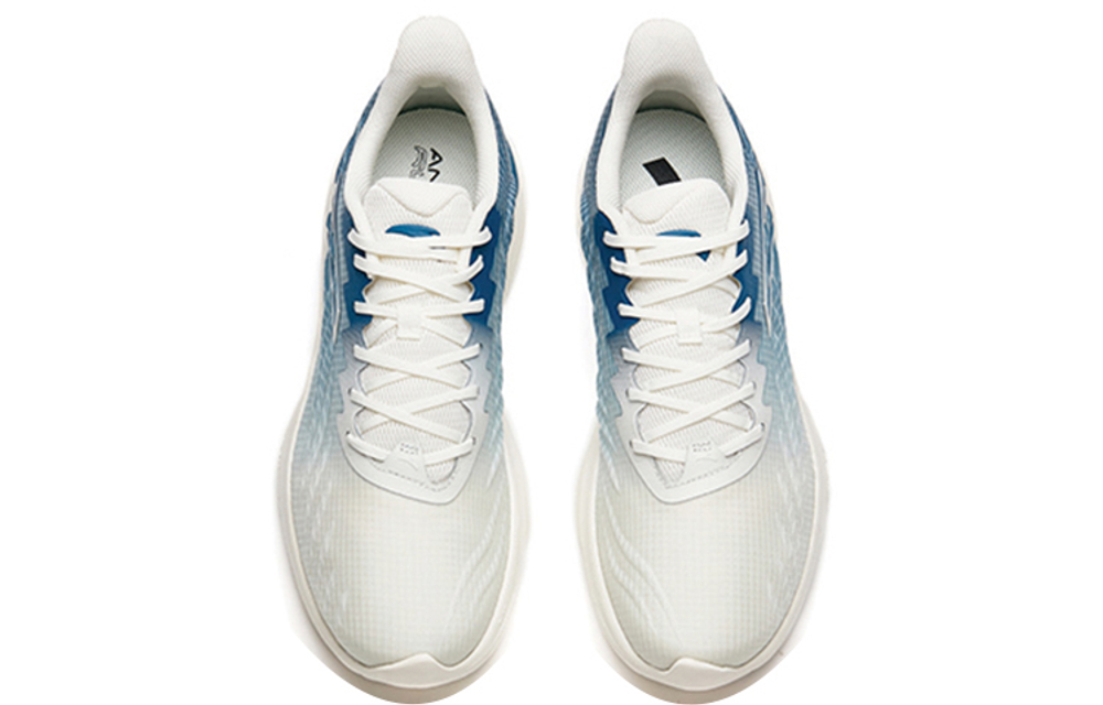 Anta Anta Stinger 1 shock absorption and wear-resistant low-top running shoes men's white and blue