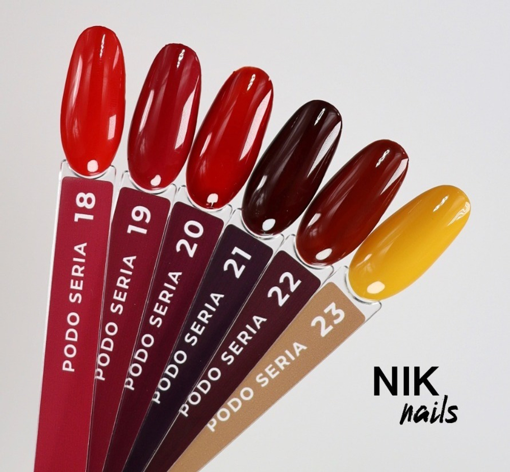 Гель лак NIK nails Podo Seria 21 8 g